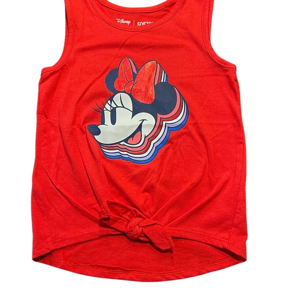 Disney Jumping Beans Red Sleeveless Top Tank Minnie Mouse Size 4T New with Tags